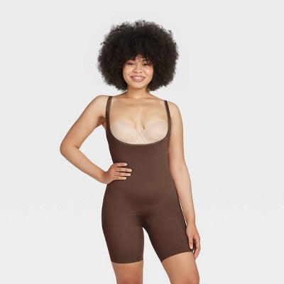 ASSETS by SPANX SPANXsculpt Women's Bodysuit - Chestnut Brown M