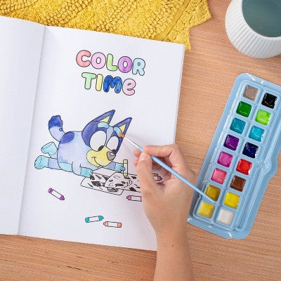 Bluey Colortivity: Paint Party! - (Color & Activity with Paint) by Editors of Studio Fun International (Paperback)