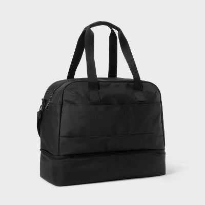 Weekender Bag with Drop-Bottom - Open Story Black (LOCAL PICKUP ONLY)
