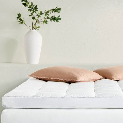 Twin XL Premium Cooling 4" Dual Layer Memory Foam Mattress Topper - Casaluna (LOCAL PICKUP ONLY)