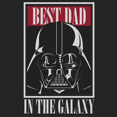 Men's Star Wars Best Dad Short Sleeve T-Shirt - Black L