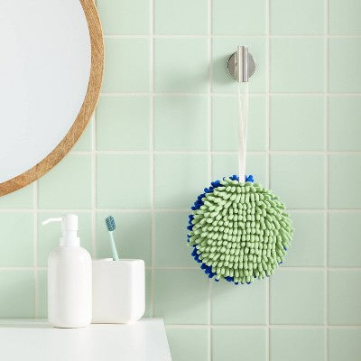 Noodle Round Hand Towel Blue/Green - Room Essentials