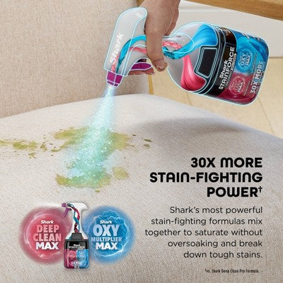 Shark StainForce Portable Cordless Spot & Stain Cleaner with Dual-Activated Cleaning SolutionHX101 Gray