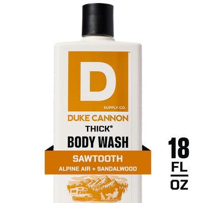 Duke Cannon Supply Co. THICK Men's Body Wash - Sawtooth - 18 fl oz: Exfoliating Liquid for Normal Skin, Whole Body Cleansing