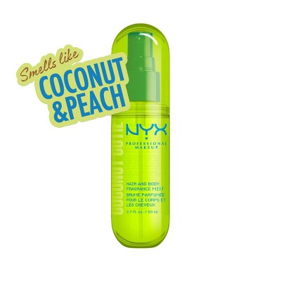 NYX Professional Makeup Hair & Body Fragrance Mist Spray - Coconut Cutie - 2.7 fl oz