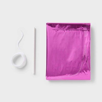 2ct Airfilled Foil Balloon Wall Backdrop Pink - Spritz