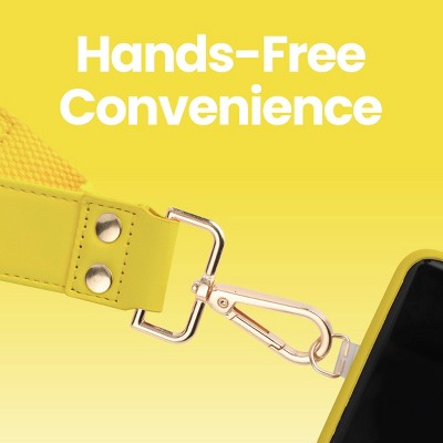 GEMS Crossbody Phone Strap with Wallet - Yellow