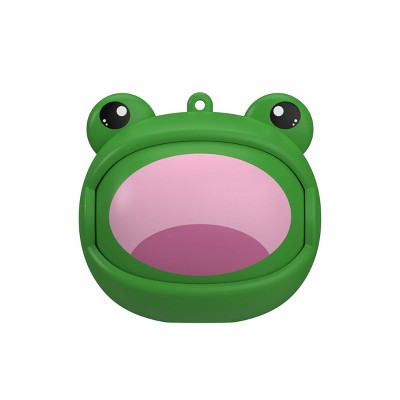 GEMS 'Frog' Spinning Animal Face TWS Earbuds - Green: Built-In Microphone, USB-C