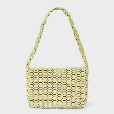 Wood Bead Shoulder Bag - Universal Thread Brown/Green