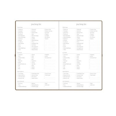 Rhi James for Blue Sky Weekly/Monthly Planner 15 Month Bookbound 5"x8" Faux Leather Hardcover - Chestnut