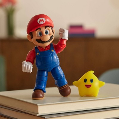 The Super Mario Galaxy Movie - 5" Figure Series - Mario Figure with Luma Star Accessory