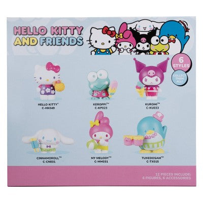 Hello Kitty Neon Tropical Party Figure - 6pk