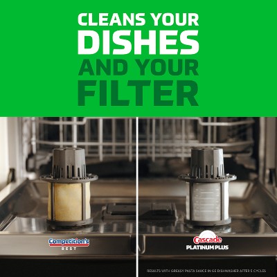 Cascade Fresh Platinum Plus Action Pacs Drying Power Dishwasher Detergents - 62ct