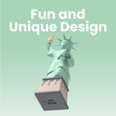 GEMS Figural 2000mAh Power Bank - Statue of Liberty