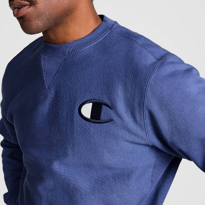Champion Adult Sizing Iconic Embroidered Crewneck Sweatshirt S