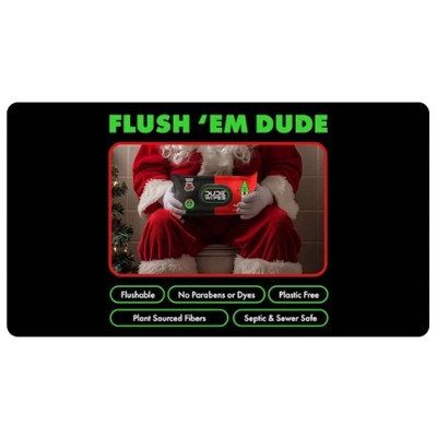 Dude Wipes Dingle Bells Flushable Wipes - 3pk/48ct