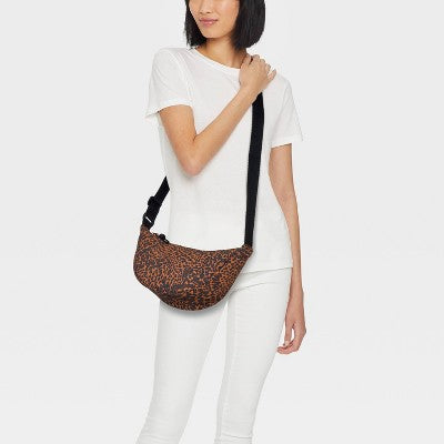 Essential Crescent Sling Crossbody Bag - Universal Thread Leopard