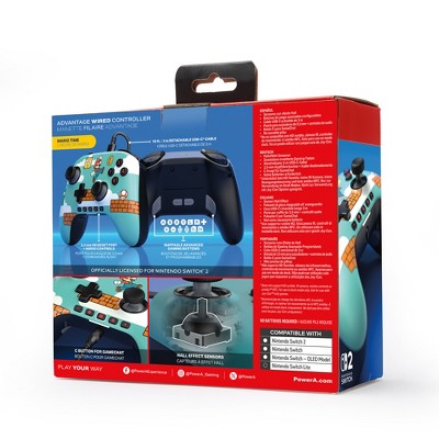 Advantage Wired Controller for Nintendo Switch 2 - Mario Time: USB, 10ft Cable Length