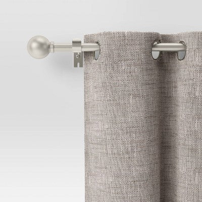 48"x84" Painted Ball Curtain Panel Silver - Room Essentials (LOCAL PICKUP ONLY)