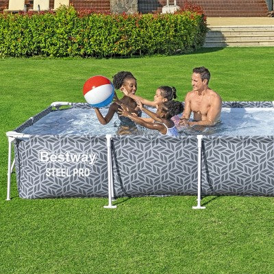 Bestway Steel Pro 12' x 6'7" x 26" Rectangle Above Ground Outdoor Swimming Pool (LOCAL PICKUP ONLY)