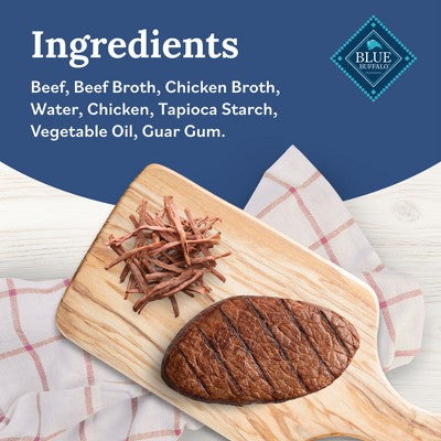 Blue Buffalo Chicken and Beef Flavor Shreds Wet Dog Food - 2.5oz