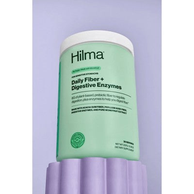 Hilma Daily Fiber + Digestive Enzymes Powder - 7.94oz