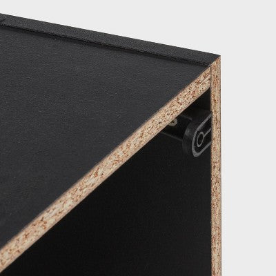 11" 4 Cube Organizer Black - Brightroom (LOCAL PICKUP ONLY)