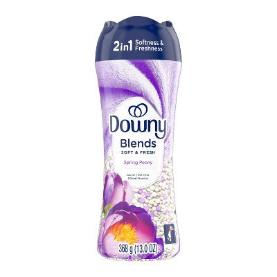 Downy Blends Soft & Fresh In-Wash Scent Booster - Spring Peony Scented Laundry Beads - 13.0oz