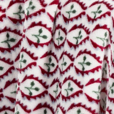 Ditsy Print Plush Throw with Faux Shearling Reverse - Threshold