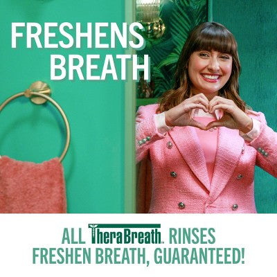 TheraBreath Fresh Breath Mouthwash - Eucalyptus Mint - 16 fl oz: Paraben-Free, Phthalate-Free, Formaldehyde-Free