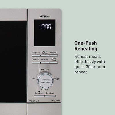 Panasonic 0.9 cu ft Premium Inverter Microwave (LOCAL PICKUP ONLY)