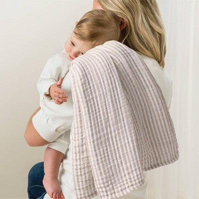 Itzy Ritzy Muslin Breastfeeding Boss Nursing Cover - Taupe