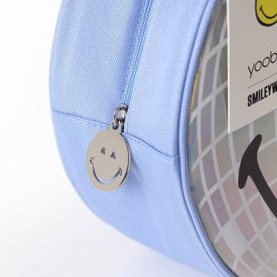 Yoobi SmileyWorld Round Disco Ball Lunch Tote - Blue