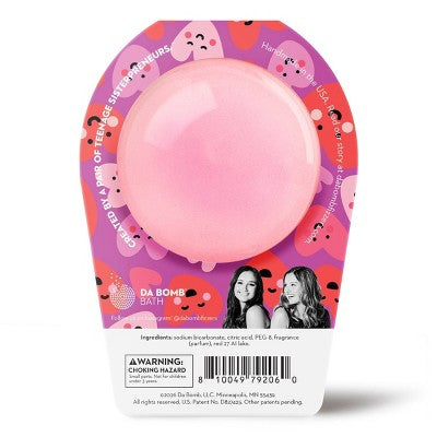 Da Bomb Bath Fizzers Bath Bomb - Heart - 6.5oz: Paraben-Free, Gluten-Free, Phthalate-Free, Cotton Candy Scented