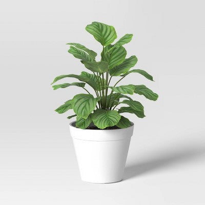 Classic Composite Indoor Outdoor Planter Pot 13.875"x13.875" Cream - Threshold