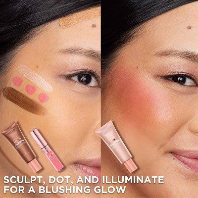 L'Oreal Paris True Match Lumi Le Liquid Blush for Cheeks - Glowy True Rose- 0.33 fl oz