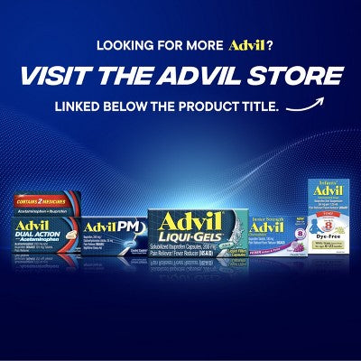 Advil NSAID PM Pain Reliever Ibuprofen Caplets - 20ct