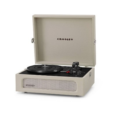 Crosley Voyager Bluetooth Vinyl Record Player - Dune: Belt Drive, Portable, 3-Speed