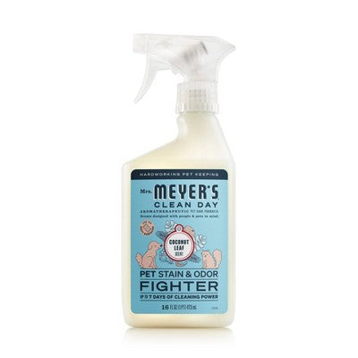 Mrs. Meyer's Clean Day Liquid Coconut Scent Pet Stain Remover and Odor Fighter - 16 fl oz: Paraben-Free, Bleach-Free, Phthalate-Free