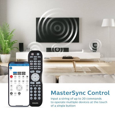Philips 4-Device Bluetooth Universal Remote Control - Black