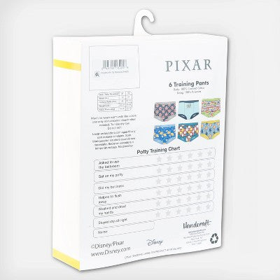Toddler Pixar 6pk Training Underwear - 3T