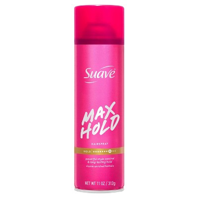Suave Max Hold Scented Hairspray - 11oz: Styling & Securing Spray for All Hair Types
