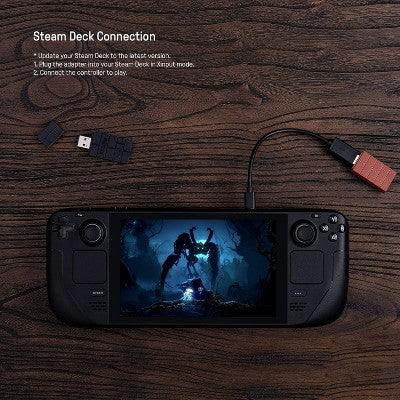 8Bitdo Wireless USB Adapter for Switch, Windows, Mac & Raspberry Pi - Works with Xbox, PS5 Controllers - Black