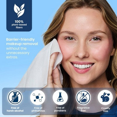 Clean Skin Club Makeup Facial Cleansing Wipes Original - 25ct
