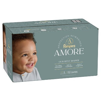 Amore by Pampers Diapers Enormous Pack - Size 5 - 88ct