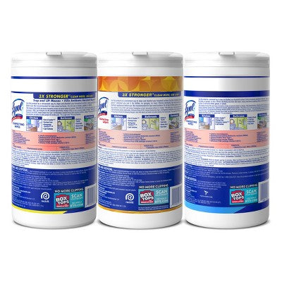 Lysol Disinfecting Wipes - Lemon/Crisp Linen/Mango and Hibiscus - 80ct