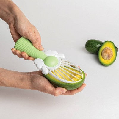Ototo Holy Guacamole Avocado Peeler and Slicer: Ergonomic Handle, Dishwasher-Safe, Novelty Kitchen Tool