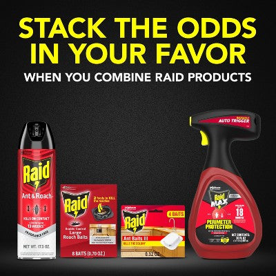 Raid Ant Bait & Indoor Ant Trap - 8ct