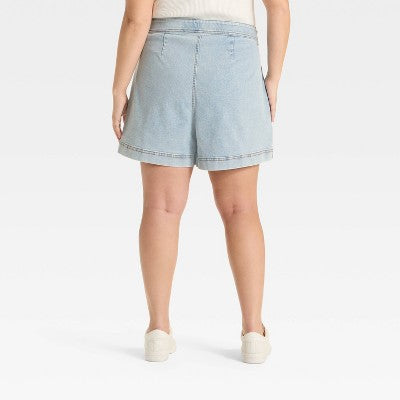 Women's Mini Jean Skirt - Ava & Viv Light Wash 26