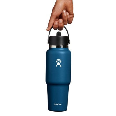 Hydro Flask 32oz Wide Mouth Flex Straw Travel Bottle - Indigo